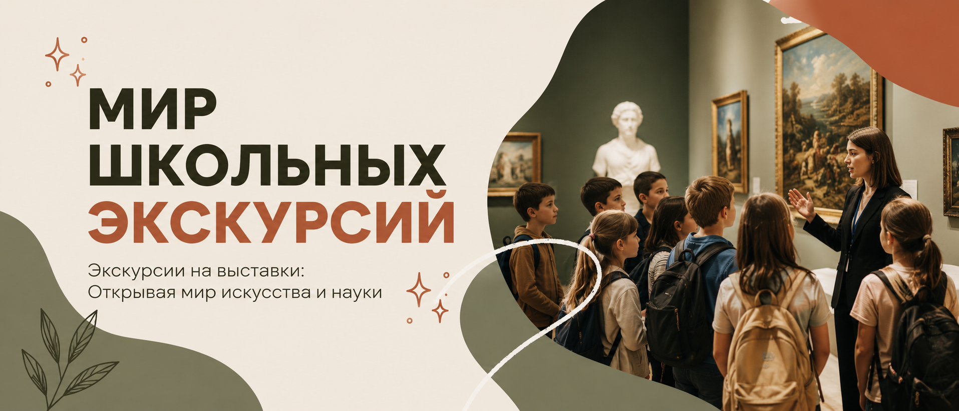 Экскурсии на выставки